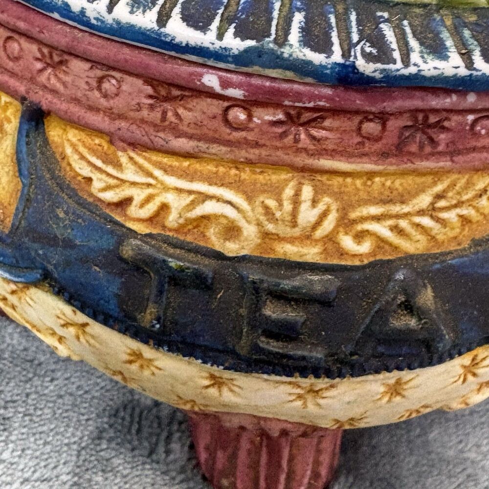 Vintage Ceramic Hand Painted Tea & Coffee Containers - Picture 7 of 15
